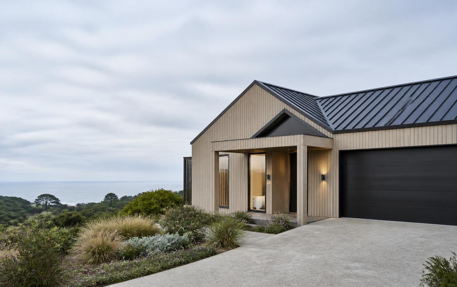 New Colorbond roof on a home in Flinders, Victoria